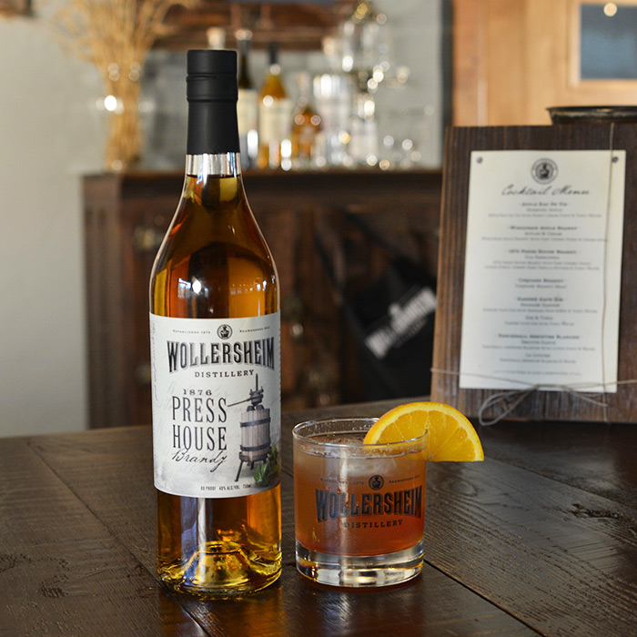 1876 Press House Brandy Wollersheim Winery & Wollersheim Distillery