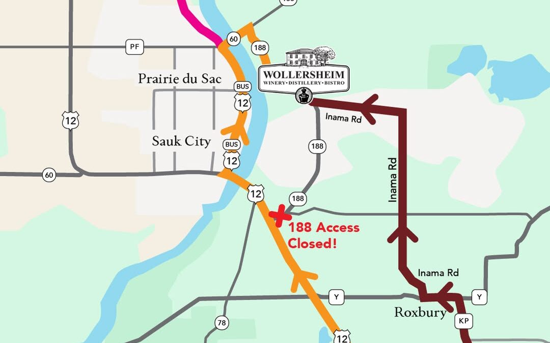 Route 12/Highway 188 Detour