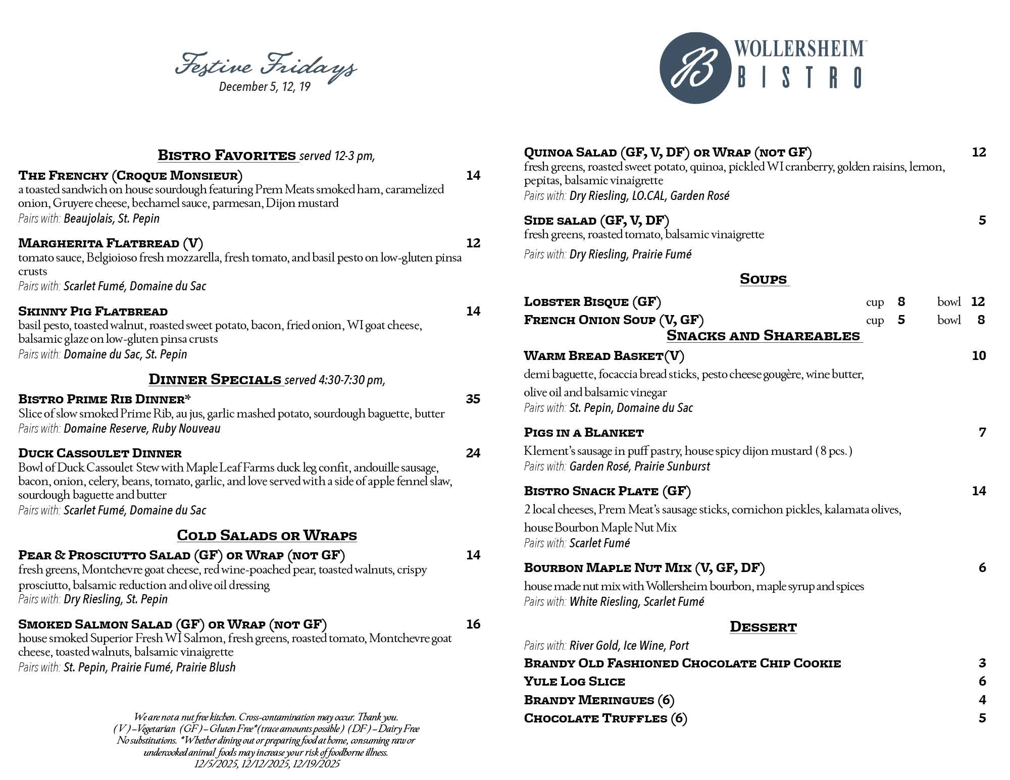 Bistro Brunch February 2