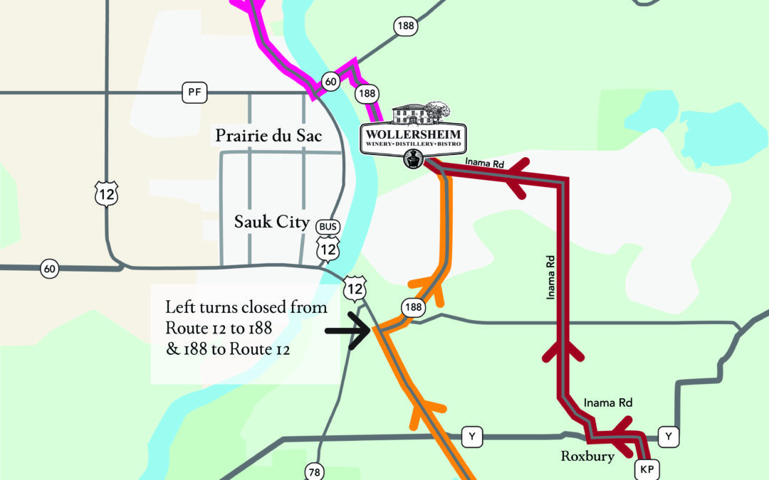 Route 12/Highway 188 Detour