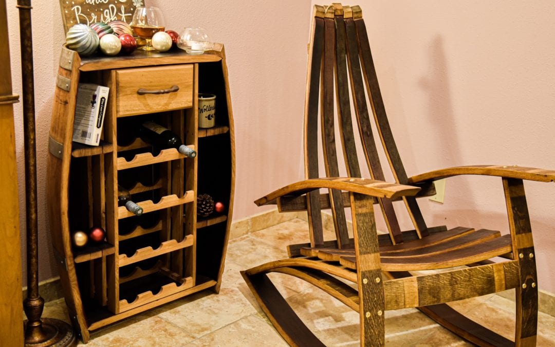 Handmade Wine Barrel Furniture and Décor