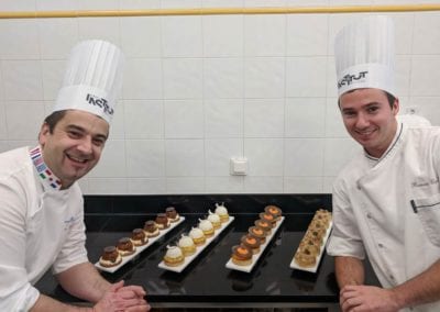 Romain and French Pastry Chef Jerome Langillier