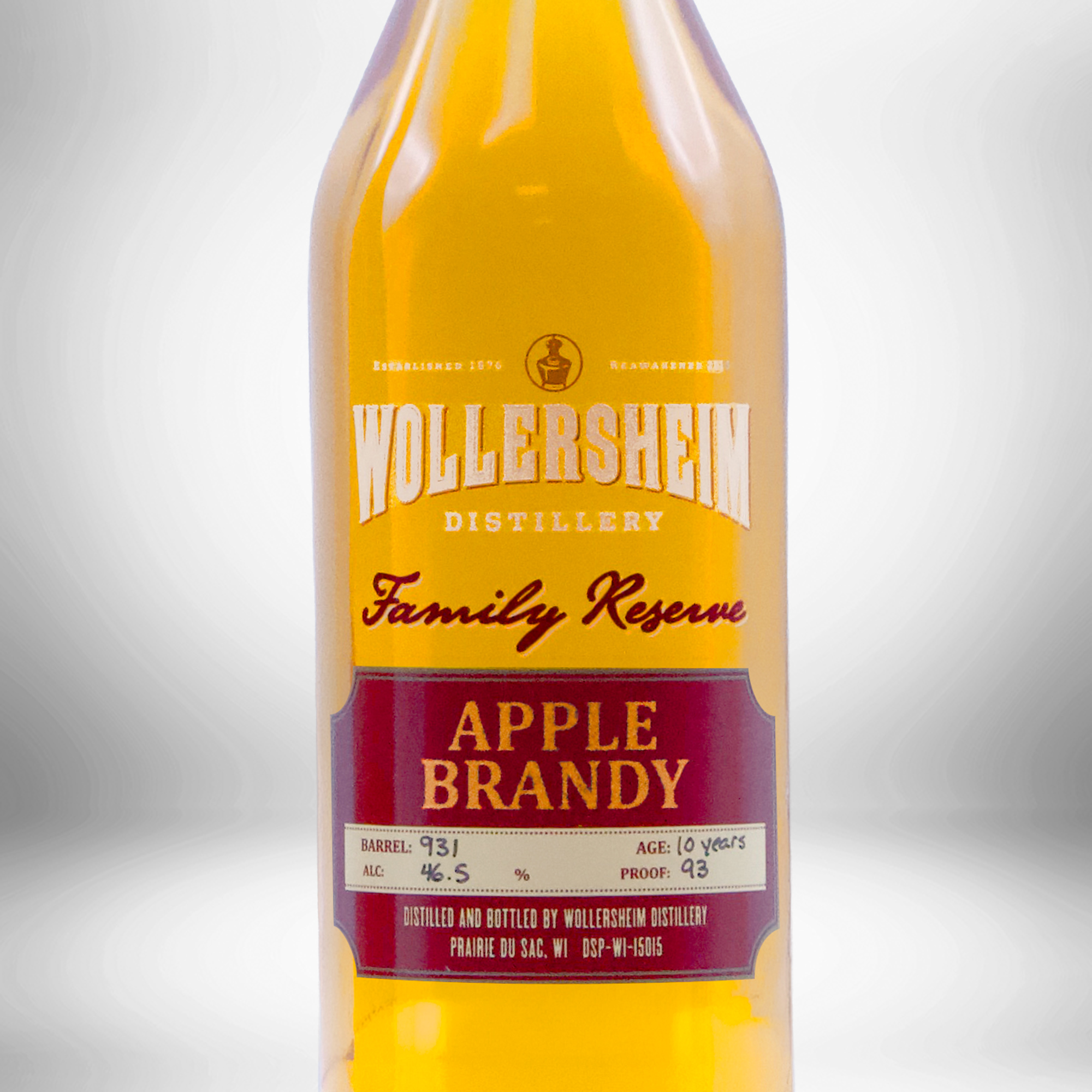 Wollersheim Distillery, Family Reserve Apple Brandy Wollersheim Distillery, Family Reserve Apple Brandy